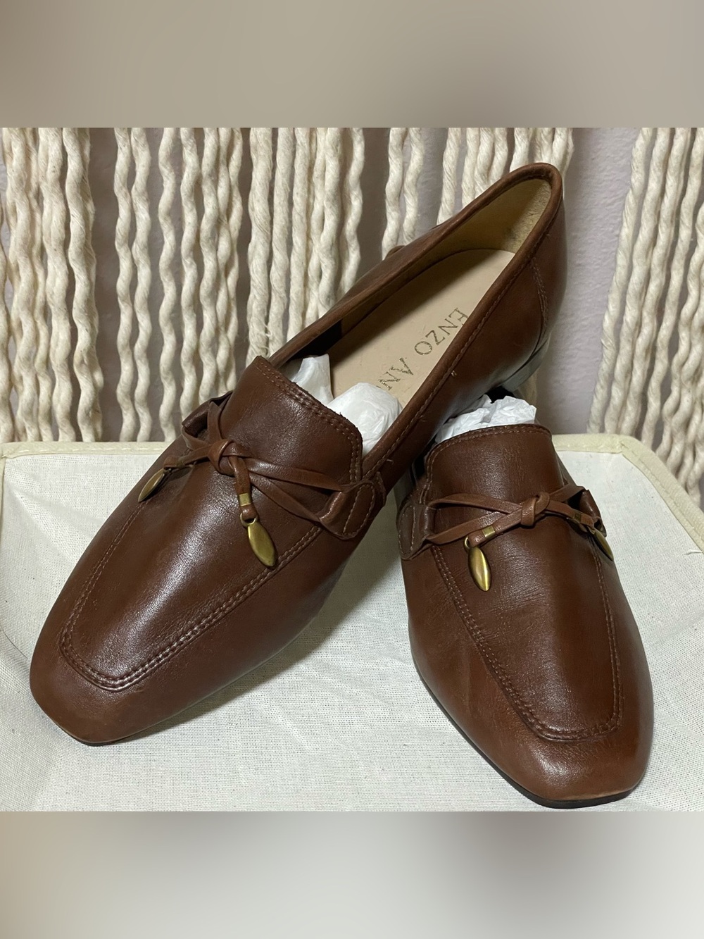 2 Pairs Enzo Angiolini Loafers Sz 6.5